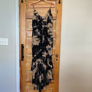 Black High Low Maxi Dress